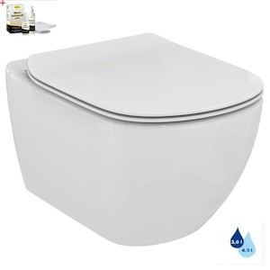 Elegantné keramické závesné WC od Ideal Standard so sedadlom soft-close, vo veľkosti 53x36x30 cm, je vďaka svojmu dizajnovému prevedeniu vhodným výberom do každej kúpeľne. Sedadlo je súčasťou dodávky.