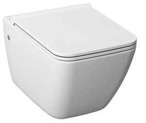 Závesný záchod CUBE WAY od výrobcu JIKA ideálne dopĺňa umývadlo a vaňu zo série CUBE WAY. Zaoblené hrany sú spoločným prvkom všetkých výrobkov zo série CUBE WAY. Tenké sedadlo s pomalým zatváraním dokonale ladí s tvarmi toalety. Sedadlo je v cene.WC umožňuje úsporné splachovanie 3/4, 5l. 