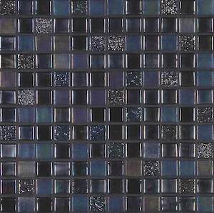 Sklenená mozaika Mosavit Sundance negro 30x30 cm mat / lesk SUNDANCENE