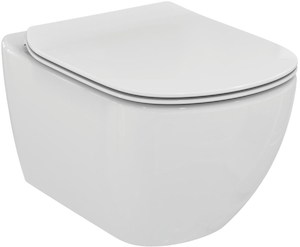 Tesi závesné WC so skrytým upevnením (TT0299327), zo spekaného keramického črepu (VC). EN 997. Hlboké splachovanie, glazovaná pod kruhom. Pre podomietkovú nádržku so splachovacou kapacitou od 4,5 l. Inštalácia: s podomietkovým modulom do steny alebo do sadrokartónovej priečky. Sedadlo nie je súčasťou výrobku.