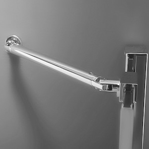 Sprchové dvere Roltechnik jednokrídlové 80 cm, sklo číre, chróm profil TDN1800TBR