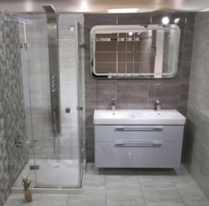 Sprchový panel Anima Top Shower New na stenu s termostatickou batériou nerez TOPSHOWERNEW