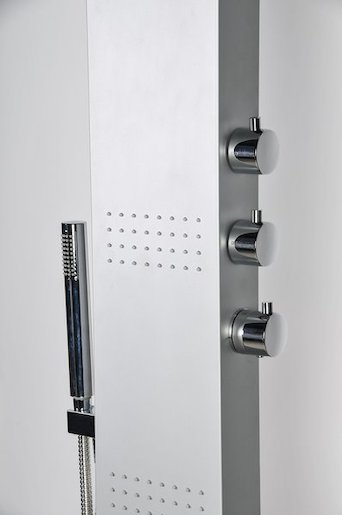Sprchový panel Ravak Jet na stenu hliník X01501