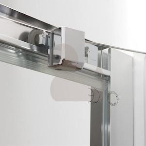 Sprchový kút Anima T-Pro štvrťkruh 90 cm, R 550, nepriehľadné sklo, chróm profil TPSNEW90ROCRG