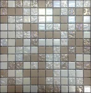 Sklenená mozaika Mosavit Trendy beige 30x30 cm mat / lesk TRENDYBE