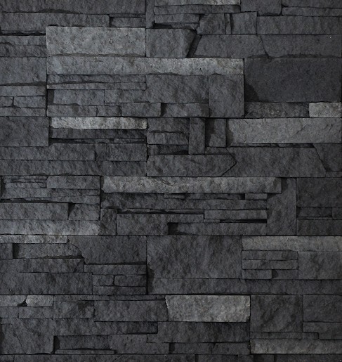 Obklad Vaspo Kameň lámaný tmavo sivá 10,7x36 cm reliéfna V53006