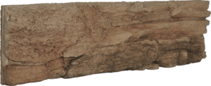 Kamenný obklad z betónu svojim vzhľadom a štruktúrou verne imituje prírodný kameň v hnedej farbe o rozmere 10,8x40 cm.