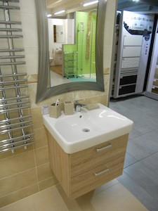 Kúpeľňová skrinka s umývadlom Naturel Vario Dekor 60x48 cm dub bardolino VARIO60ZDBDB