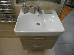Kúpeľňová skrinka s umývadlom Naturel Vario Dekor 60x48 cm dub bardolino VARIO60ZDBDB
