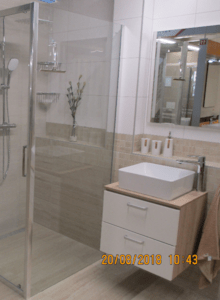 Kúpeľňová skrinka pod umývadlo Naturel Vario Dekor 54x45 cm biela VARIODESK60ZDBBL
