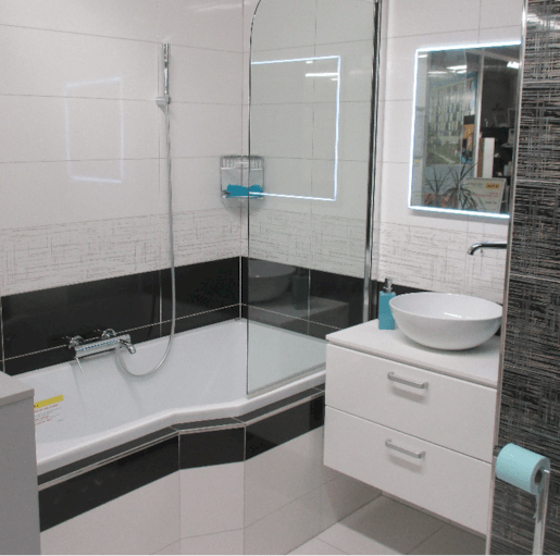 Kúpeľňová skrinka pod umývadlo Naturel Vario Dekor 69x45 cm biela VARIODESK75ZBIBL
