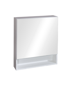 Zrkadlová skrinka Naturel Vario 60x68,6 cm lamino biela VARIOGBI