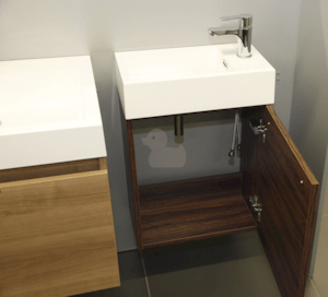 Kúpeľňová skrinka s umývadlom Naturel Verona 46x26 cm hneda VERONA46BN