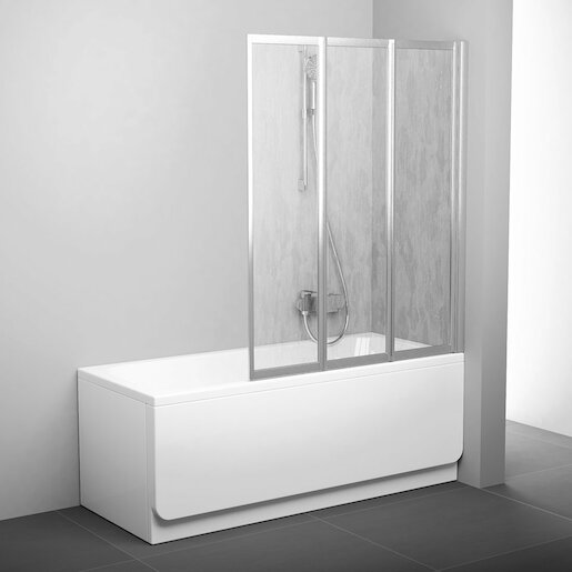 Elegantná vaňová zástena VS3 RAVAK, je vďaka svojmu modernému dizajnu vhondou voľbou do každej kúpeľne.