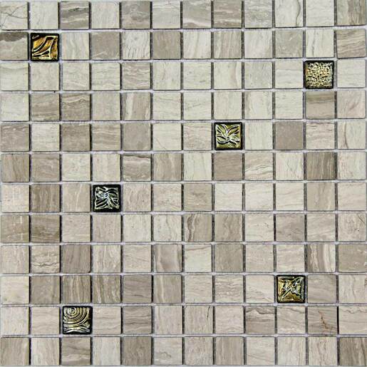 Mozaika Mosavit Wooden gris 30x30 cm mat / lesk WOODENGRPANDORAMIX