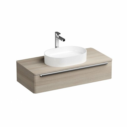 Kúpeľňová skrinka pod umývadlo Ravak SUD 110x53 cm satinové drevo X000001101