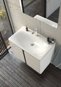 Kúpeľňová skrinka pod dosku Ravak Balance 80x50x46 cm biela lesk X000001369