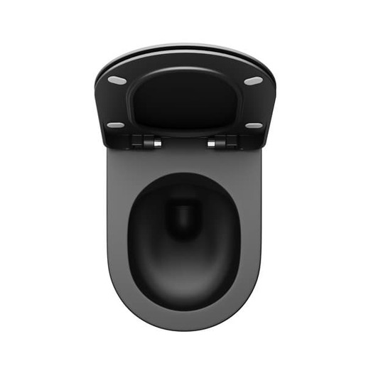 WC doštička Ravak Uni Chrome Flat, čierna X01795