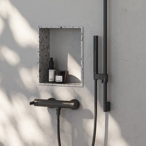 Čierna tyč RAVAK s posuvným držiakom sprchy 70 cm X07P638