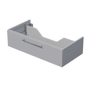 Kúpeľňová skrinka pod dosku s 1 zásuvkou Naturel Ratio 100x26x50 cm v šedej farbe mat ZB1001Z26.A5866