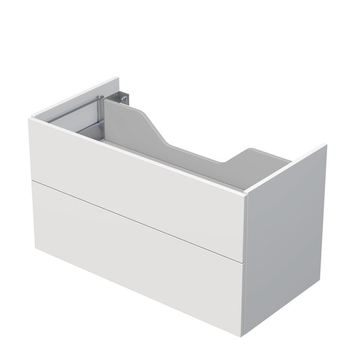 Kúpeľňová skrinka pod dosku se 2 zásuvkami Naturel Ratio 100x56x50 cm biela mat ZB1002Z56PU.A3416