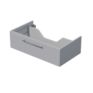Kúpeľňová skrinka pod dosku s 1 zásuvkou Naturel Ratio 90x26x50 cm v šedej farbe mat ZB901Z26.A5866