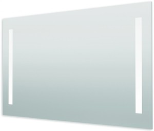 Obdĺžnikové zrkadlo s LED osvetlením so senzorom s rozmerom 120x70 cm. Farebná teplota osvetlenie je 6 000 K (chladnejšie biela). S krytím IP44, je chránené proti striekajúcej vode.