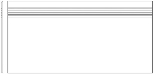 Schodovka Rako Linka čierna 30x60 cm mat DCPSE822.1