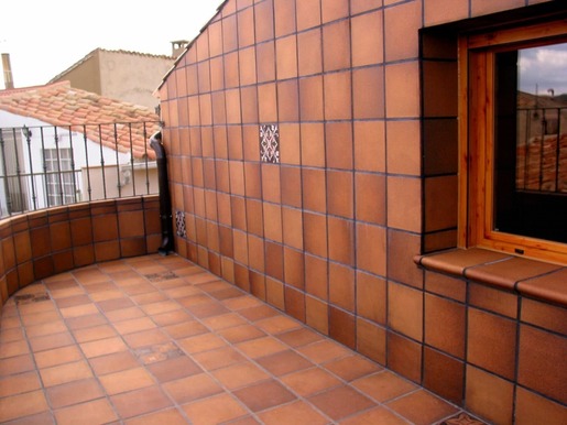 Dlažba Gresan Albarracin tehlová 25x25 cm mat GRA2525
