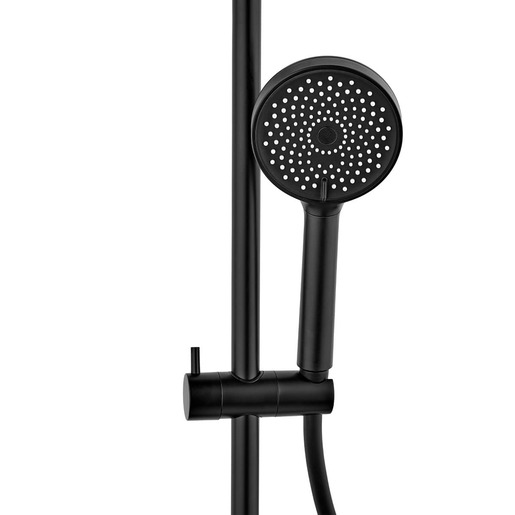 Sprchový systém SAT s termostatickou batériou čierna SATSSTKC