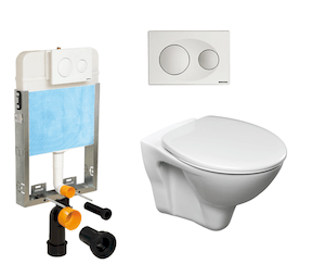 Cenovo zvýhodnený závesný WC set SIKO na zamurovanie + WC S-Line S-line Pre KMPLVIDIMAB